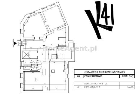 Lokal w stanie deweloperskim w centrum Katowic.