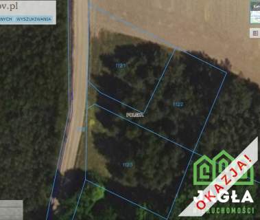 Smolniki gm.Szubin 720m2 warunki zabudowy woda