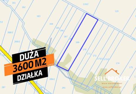 Działka 3600 m2 - Mroczki k. Kałuszyna