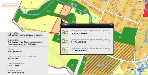 Działka rolna , 1,31 ha , 10 min od Wrocławia