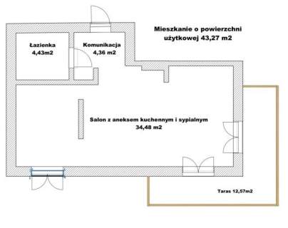 Mieszkanie 33,56m2 w nowym bloku, Osiedle Green Estate, Przemyśl