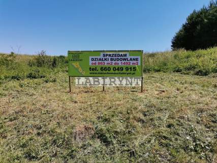 Mirów, działka budowlana 863m2, ul. Hektarowa
