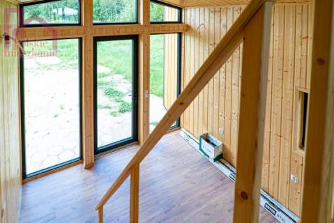 Domek drewniany całoroczny 35m antresola 16m