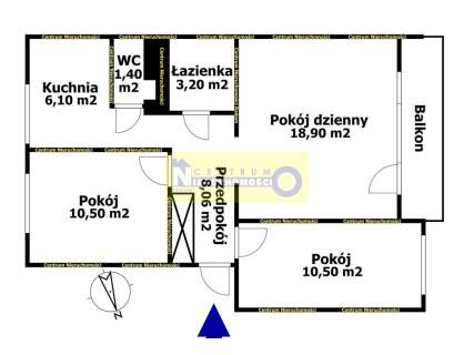 Michałów, M4 58,66 m2, ul. Sobieskiego