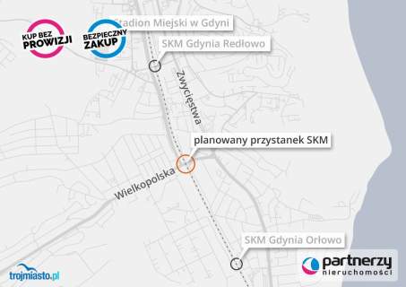 Działka ze świetną ekspozycją Gdynia Orłowo