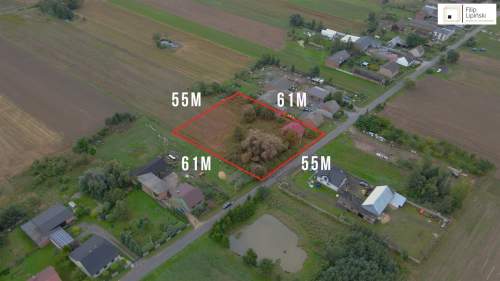 Działka 3300m2 z domem Dankowice Pierwsze
