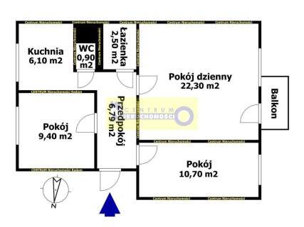 Gołębiów, M4 58,69 m2, ul. Zientarskiego