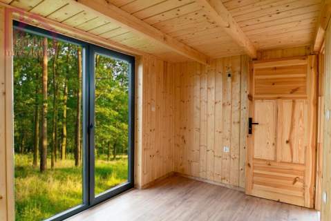 Domek drewniany całoroczny 35m antresola 16m