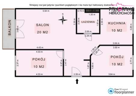 3 pokoje 2 miejsca w hali w cenie mieszkania