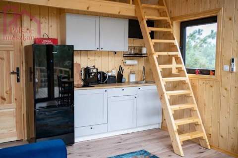 Domek drewniany całoroczny 35m antresola 16m