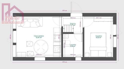 Domek drewniany całoroczny 35m antresola 16m