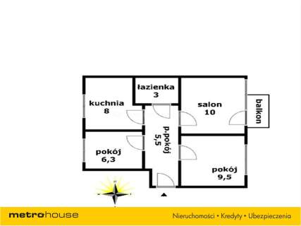 Mieszkanie na sprzedaż, 50,25 m2, Działdowo