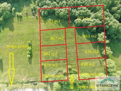Atrakcyjna Działka Rekreacyjna 876 m2 Pas Nadmor