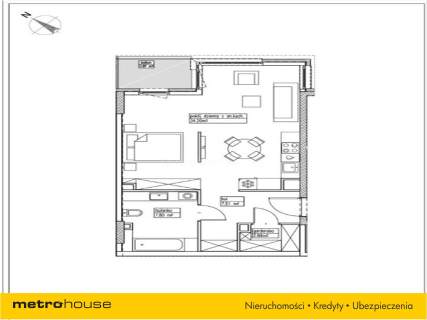 Mieszkanie na sprzedaż, 52,19 m2, Szczecin
