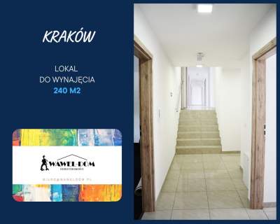 LOKAL BIUROWY 240 m2 na 1 piętrze do wynajęcia