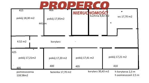 Piętro biurowca 162 m2, Kielce, Niewachlów