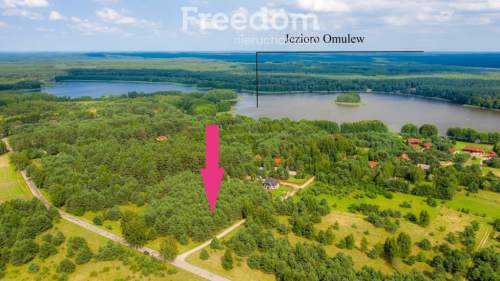 Działka mieszkalno-letniskowa nad jeziorem Omulew
