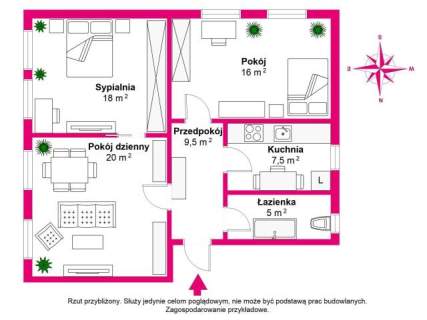 Mieszkanie na sprzedaż, 76,01 m2, Trzebiatów