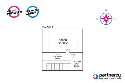 2 poziomowe z dużym balkonem 