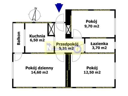 XV-lecia, M4 52,31 m2, ul. Kusocińskiego