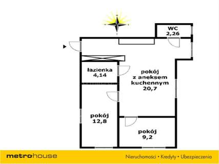 Mieszkanie na sprzedaż, 49,1 m2, Szklarska Poręba