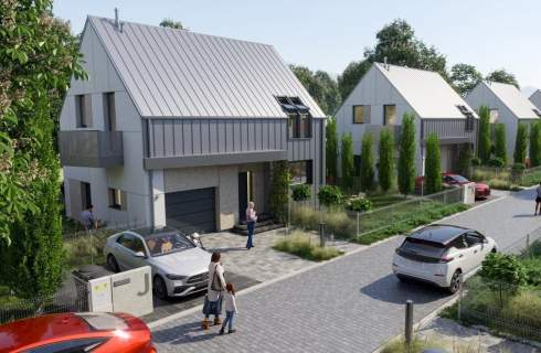 Nowe osiedle domów wolnostojących w Kielcach
