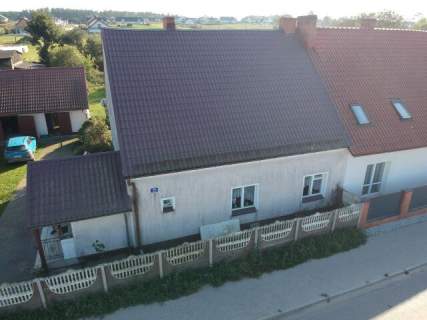 Połowa bliźniaka na ogromnej działce