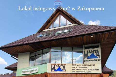 Lokal usługowy widokowy 52m2 w Zakopanem.
