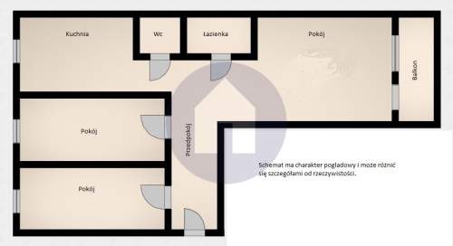 Atrakcyjne mieszkanie 3 pokojowe na Podzamczu