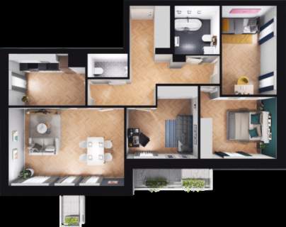 Luksusowy Apartament Siedlce 81 m2