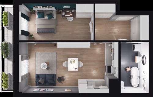 Apartament nad zalewem ul. Plażowa