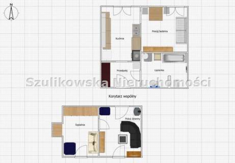 Mieszkanie na sprzedaż, 54,4 m2, Bardo