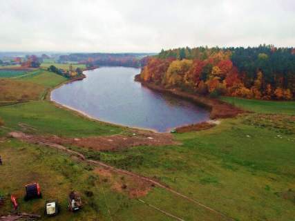 Działka nad samym jeziorem Mezowo k. Kartuz