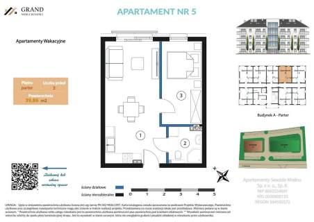 Apartamenty nad morzem wykończony pod klucz Mielno