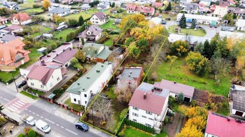 Działka 1600 m2 dom 90 m2 Partyzantów 18 Biłgoraj