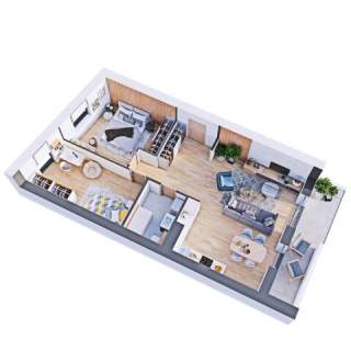Przestronne i jasne mieszkanie - 3 pokoje