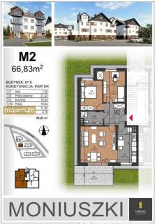 Nowe mieszkania MONIUSZKI Biłgoraj od 50 do 67m2