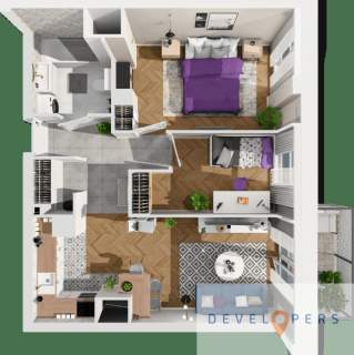 Gotowe 3 pokoje 53,85 m2 balkon Rabaty 