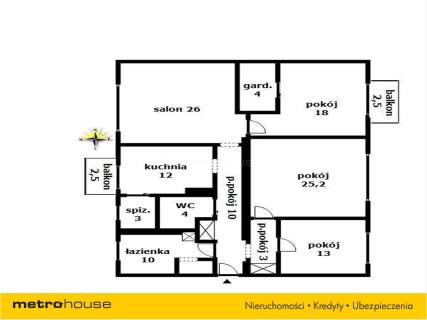 Mieszkanie na sprzedaż, 128,2 m2, Pabianice