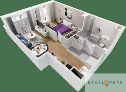 Nowe mieszkanie 2 pokoje 46,28 m2 Dzień otwarty 