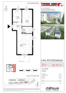 Mieszkanie na sprzedaż, 60,26 m2, Wrocław