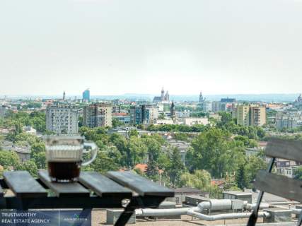 Apartament z widokiem na panoramę Krakowa