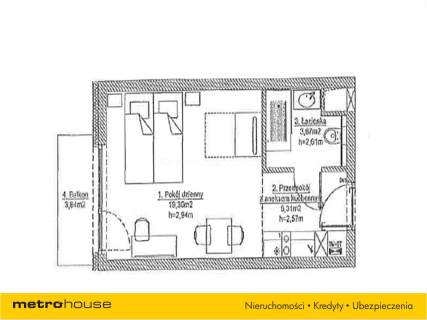 Mieszkanie na sprzedaż, 28,28 m2, Bystrzyca Kłodzka
