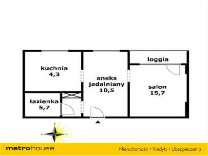 Mieszkanie na sprzedaż, 36 m2, Toruń