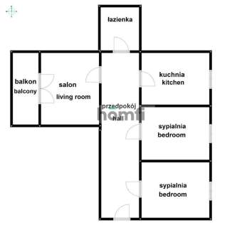 3 pokoje, 68mkw, balkon, parking, Jagodno