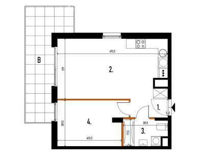 Kompaktowe 2-pokoje z balkonem i m. postojowym