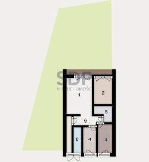 Mieszkanie 4 - pokojowe z ogrodem 200 m2, Ołtaszyn