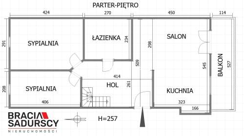 Dwupoziomowe mieszkanie dla Rodziny-Kliny 93 m2