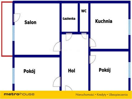 Mieszkanie na sprzedaż, 61,44 m2, Radom