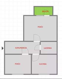 Mieszkanie 2-pokojowe 52 m2 Centrum Rzeszowa